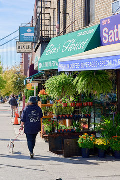 Ben's Florist and other local shops.