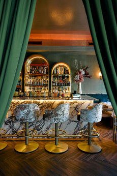 Terina Restaurant bar area.