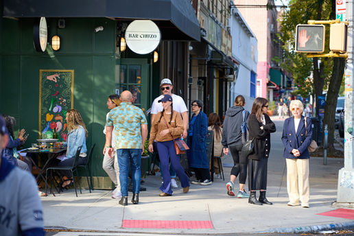 People outside Bar Chuzo.