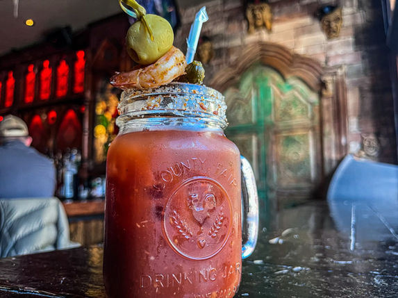 Bloody Mary at the Wicked Monk Restaurant & Bar.