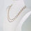 Thumbnail: Purple amethyst gold double strand necklace