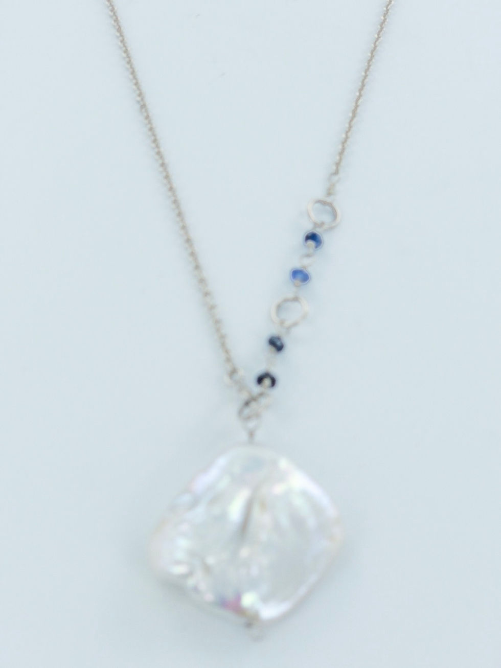 Thumbnail: Baroque pearl pendant necklace