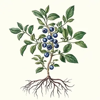 blueberry-plant-illustration-stockcake.webp