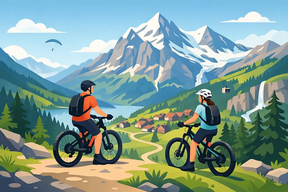 An E Mountain Bike Tour Review for Grindelwald