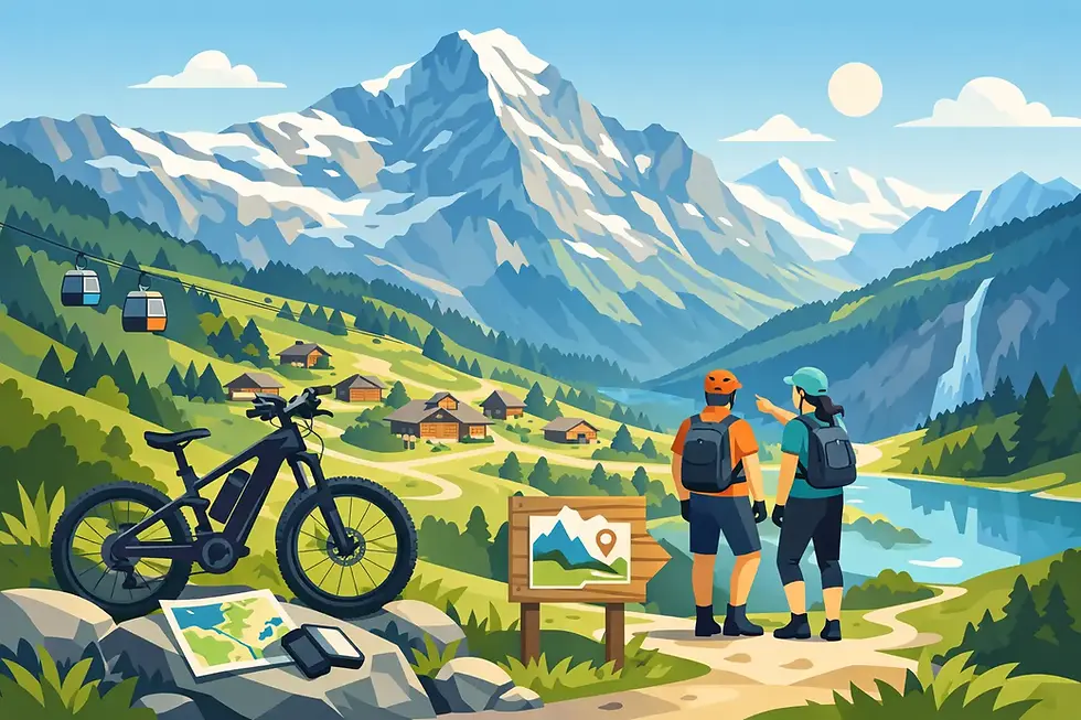 How to Plan an E-MTB Holiday in Grindelwald