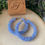 Thumbnail: Chunky Glitter Hoops -Cornflower Blue