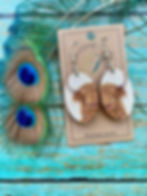Highland Cow Hand Painted Earrings