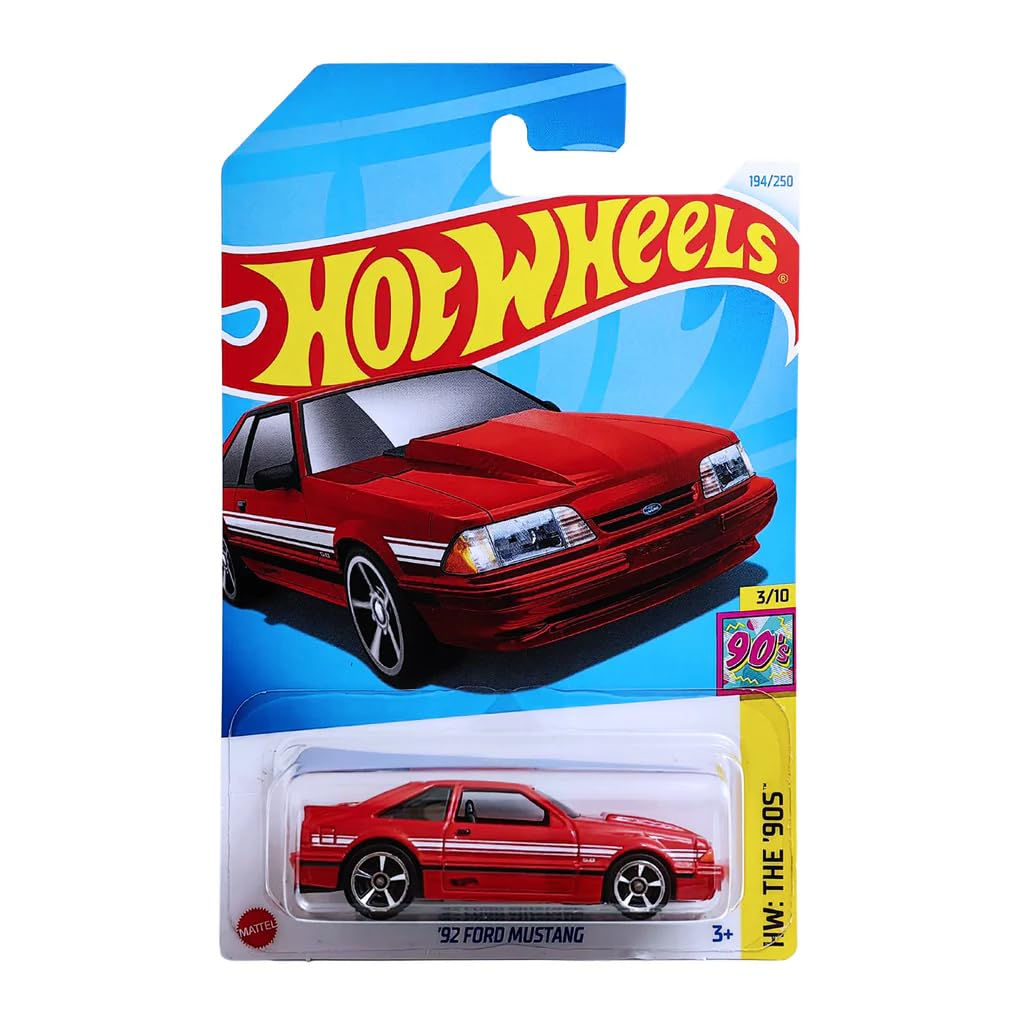 '92 Ford Mustang - HW: The '90S 3/10 - Hot Wheels