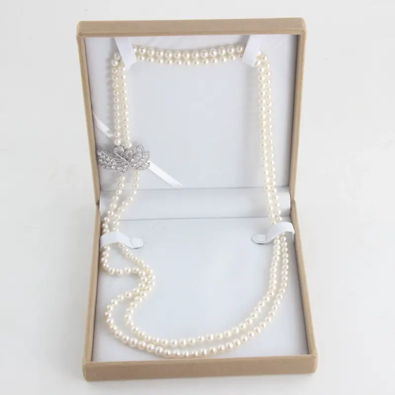 Gentle Halo Freshwater Pearl Necklace – 7mm