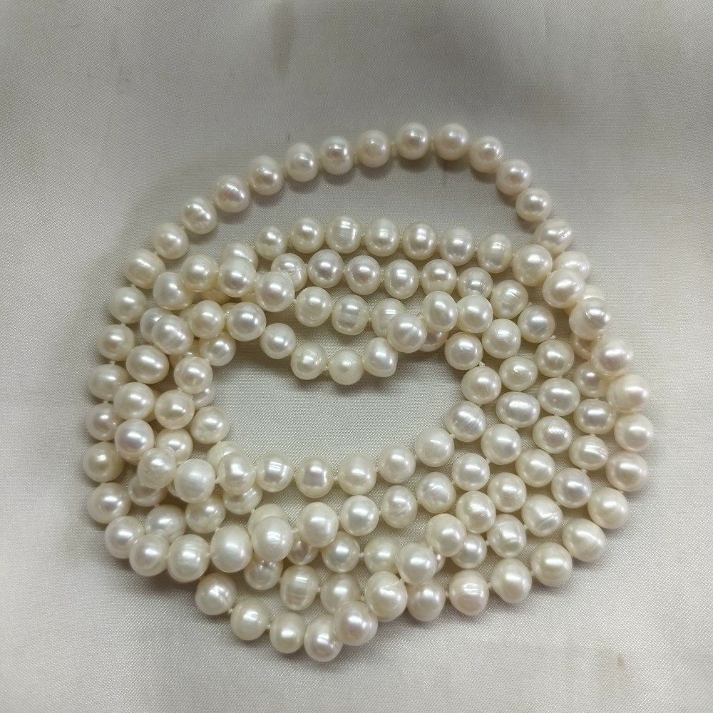Gentle Halo Freshwater Pearl Necklace – 8-9mm