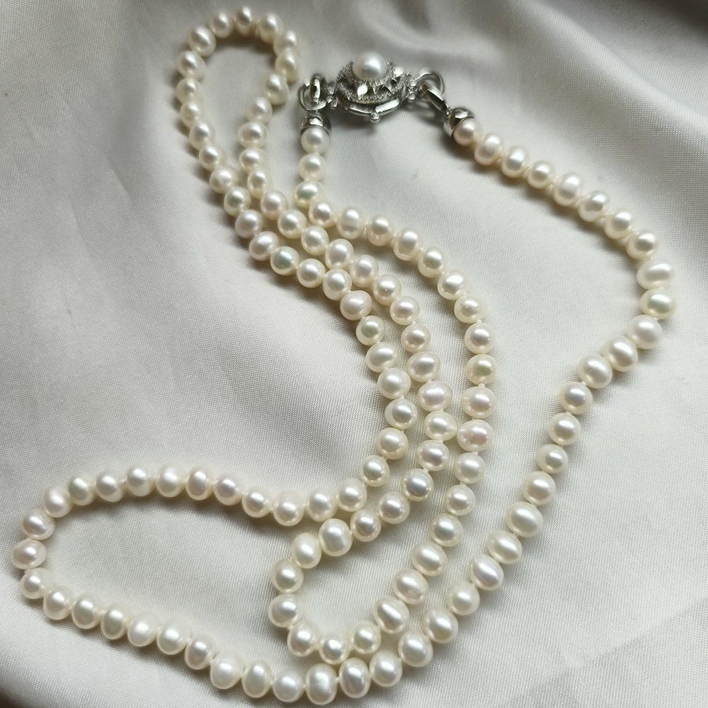 Morning Pearl Freshwater Pearl Necklace – 6mm
