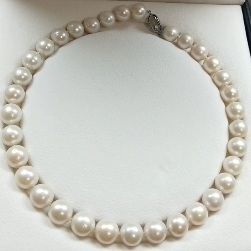 Lustre Whisper Freshwater Pearl Necklace – 11mm