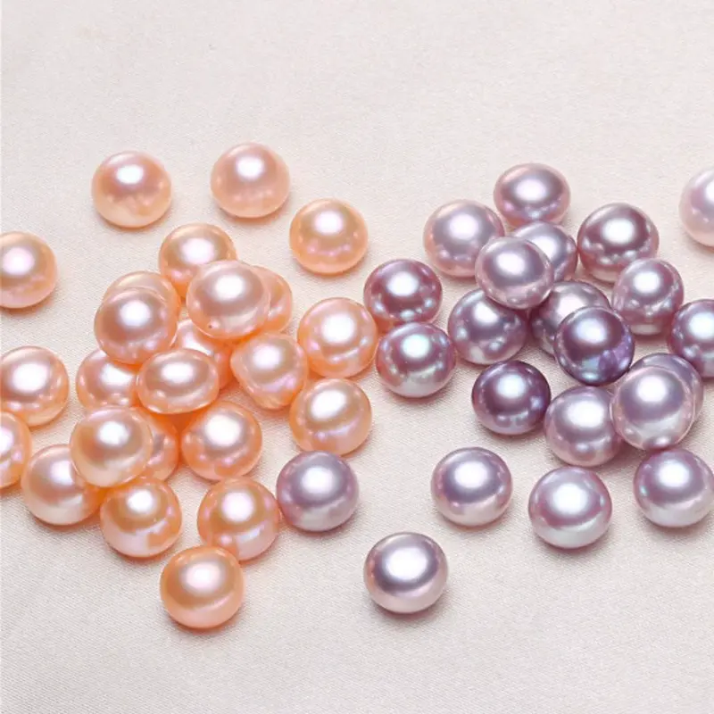 Pure Radiance Button Pearl Freshwater Pearl Loose Pearl