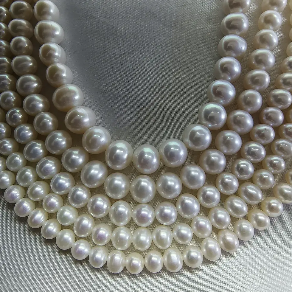 Moonlit Grace Freshwater Pearl Bracelet – 5-6mm