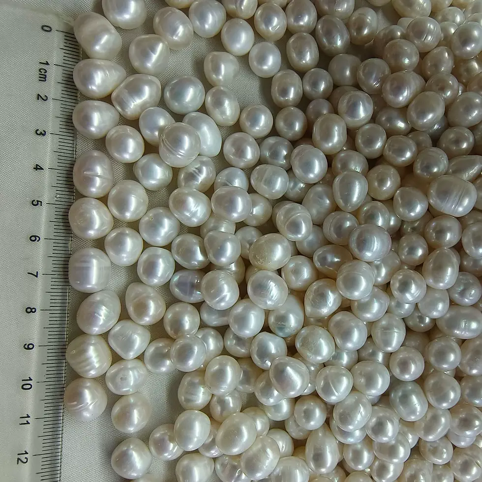 Ivory Glow Teardrop Freshwater Pearl Loose Pearl