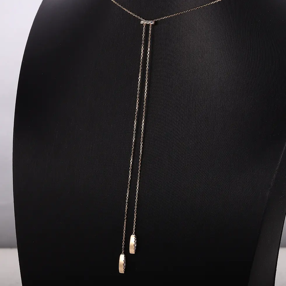 Light Luxury Lab-Grown Diamond Necklace in 18K Gold