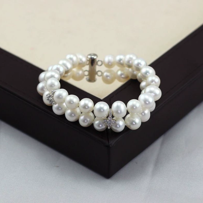 Soft Radiance Near-Round Freshwater Pearl Bracelet