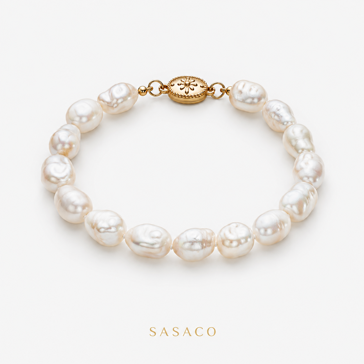 Vintage Baroque Freshwater Pearl Bracelet - SASACO Pearl Jewellery
