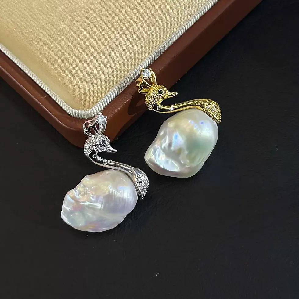 Serene Lustre Golden Freshwater Pearl Necklace – 13mm