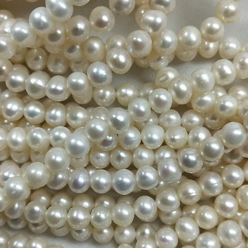 Timeless Bloom Freshwater Pearl Necklace – 7mm