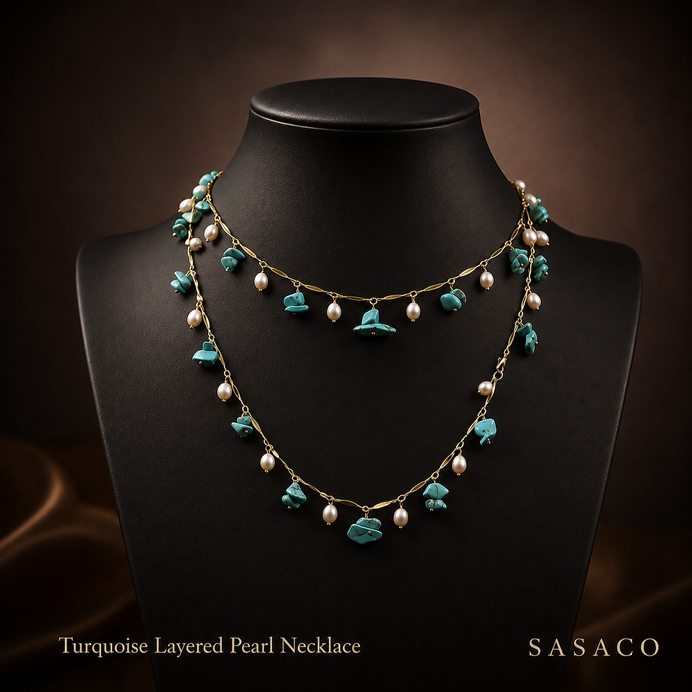 SASACO Fine Tassel Necklace