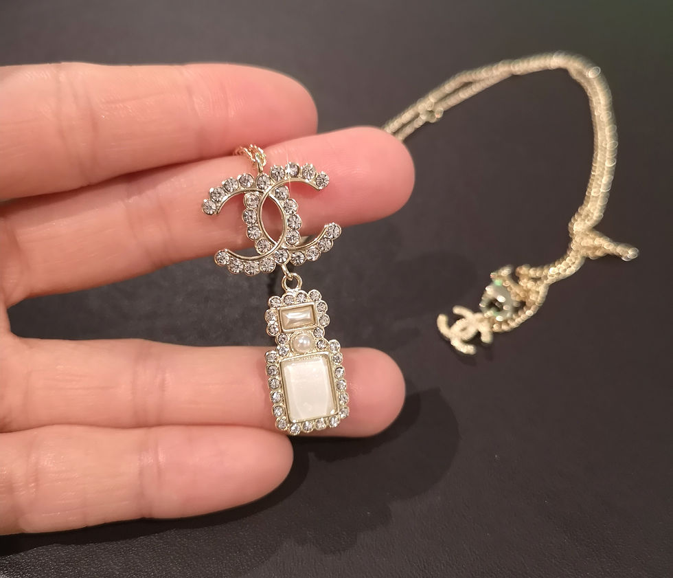 Designer Style Long Chain Necklace