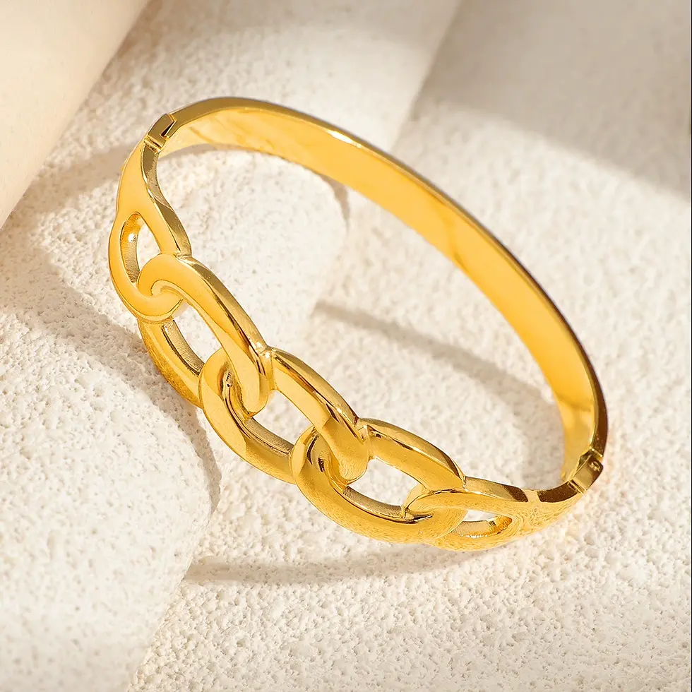 Openwork Chain Bangle