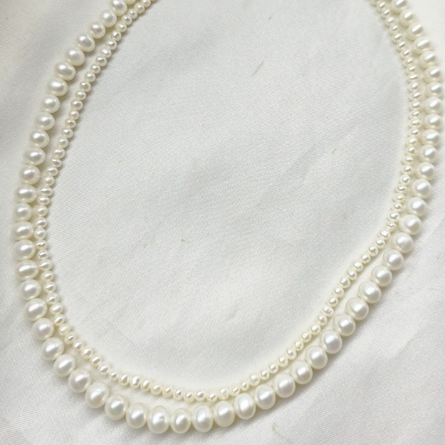 Quiet Elegance Freshwater Pearl Necklace – 6mm