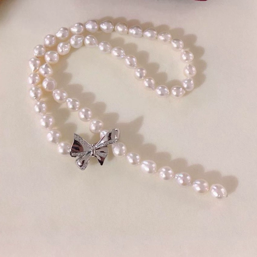 Quiet Elegance Freshwater Pearl Necklace – 6mm