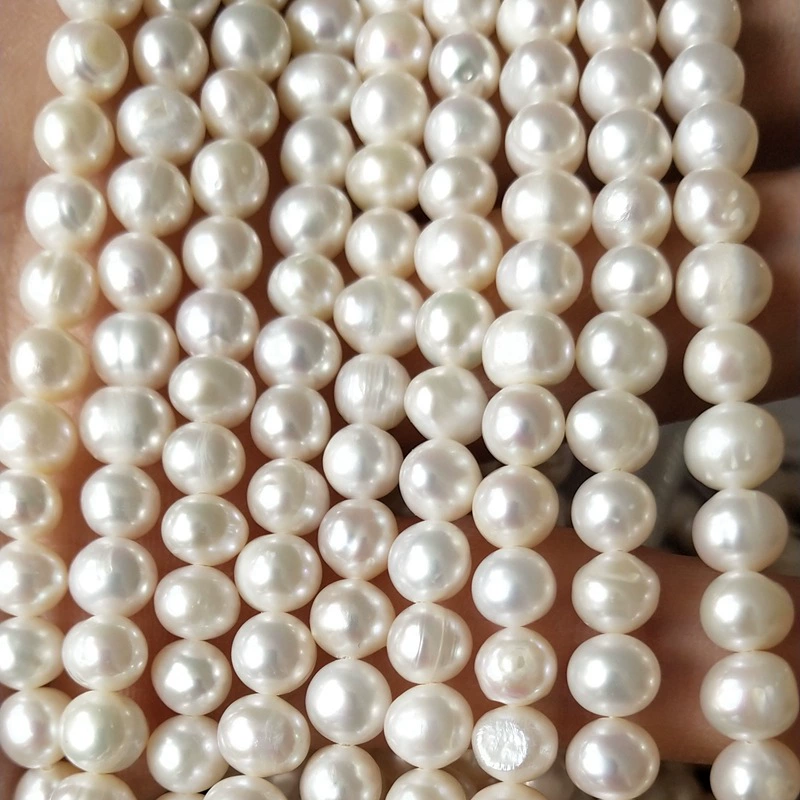 Ivory Glow Freshwater Pearl Necklace – 5mm