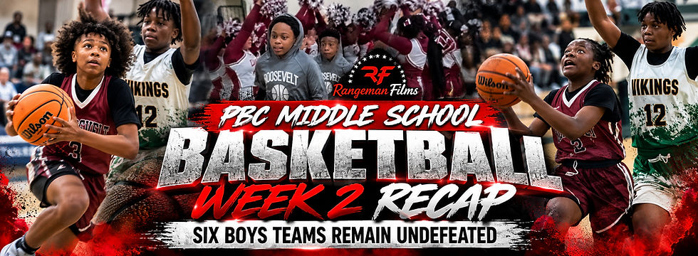 PBC Middle School Basketball Week 2: Six Boys Teams Remain Unbeaten