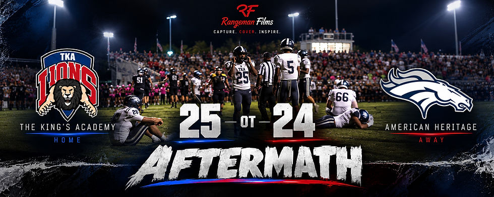 THE KING’S ACADEMY STUNS AMERICAN HERITAGE 25–24 IN OVERTIME AS POSTGAME ALTERCATION OVERSHADOWS COMEBACK