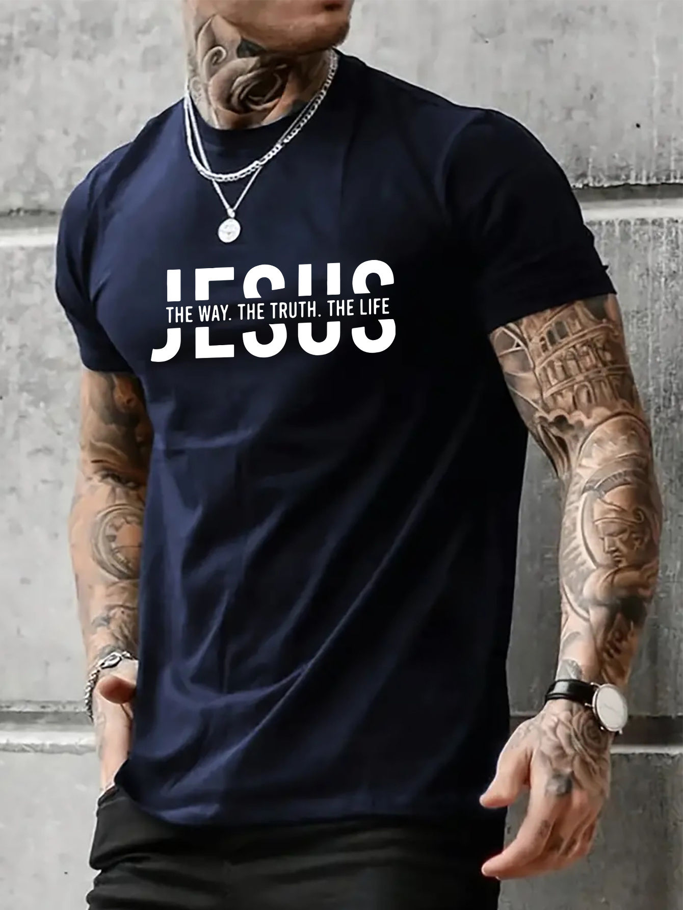 Camiseta Cristã Premium 100% Algodão ( JESUS)