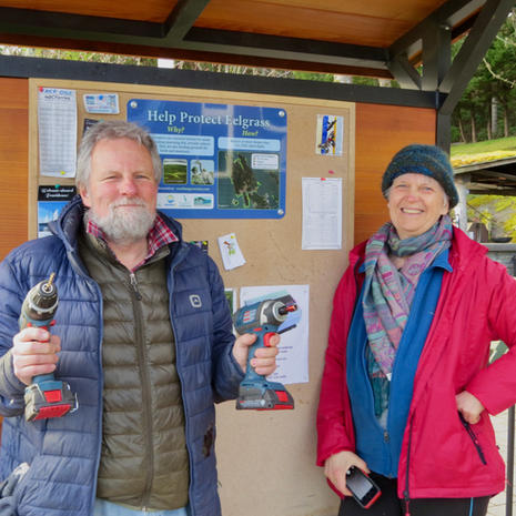 Rob and Ann Preparing to Build!