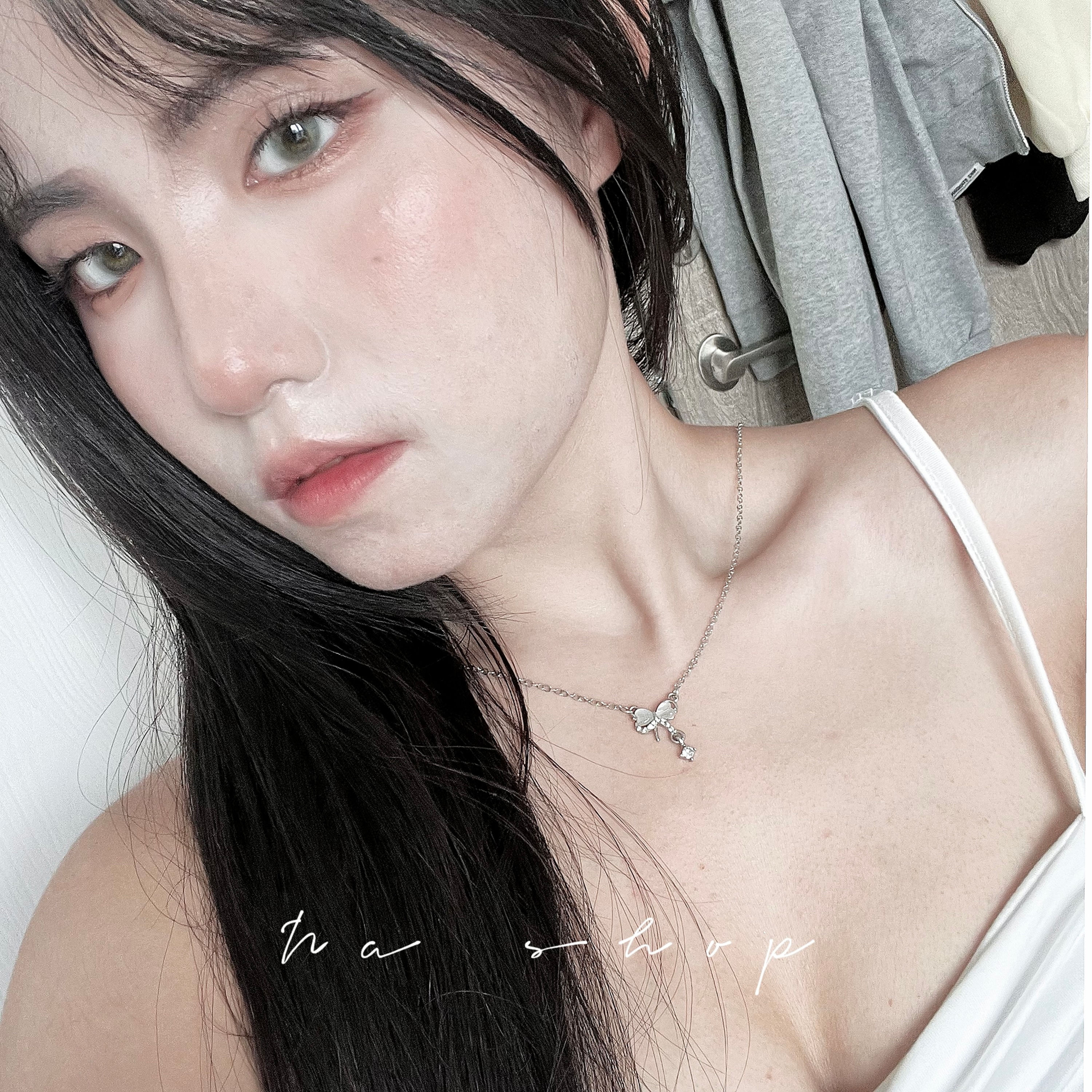 🤍晶透小蝴蝶結項鍊