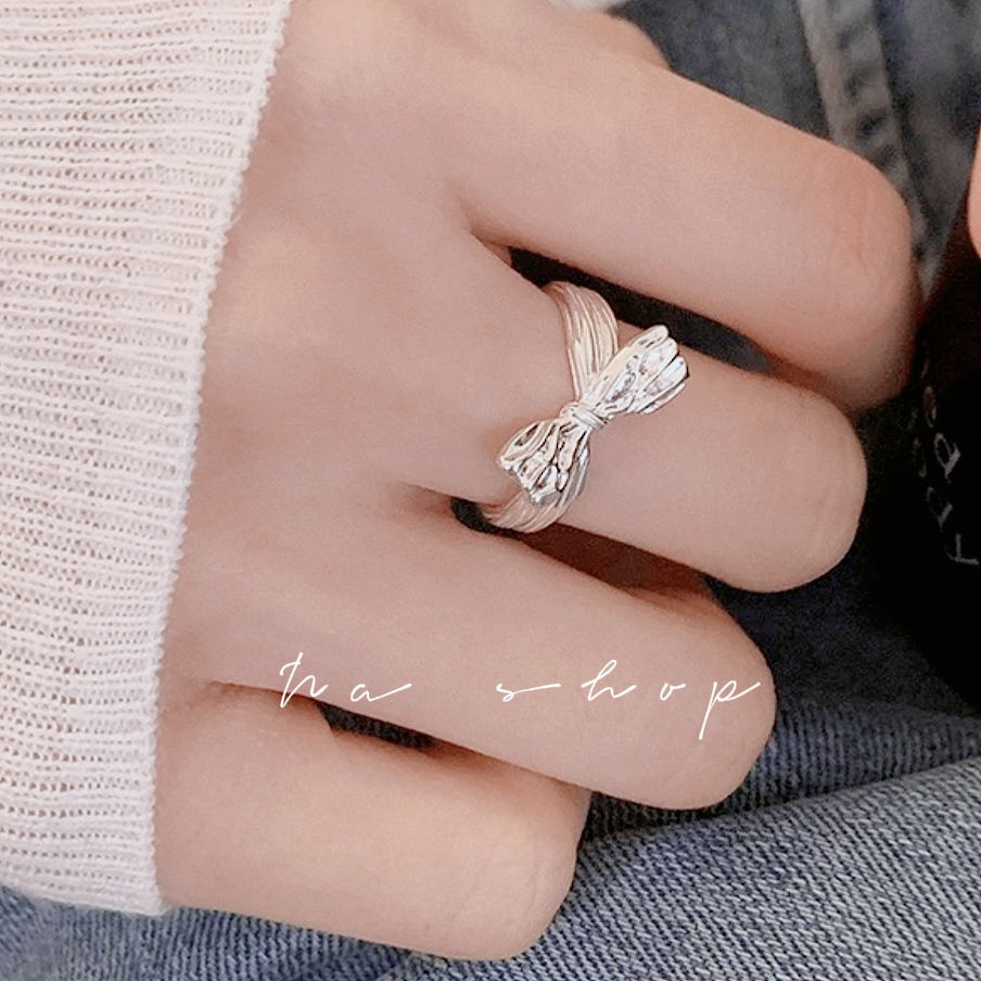 Miniatura: 🤍扭結可調節戒指