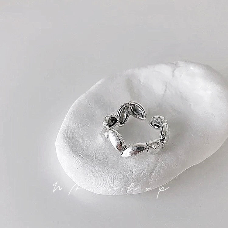 Miniature : 🤍復古不規則戒指三件套（可單買）