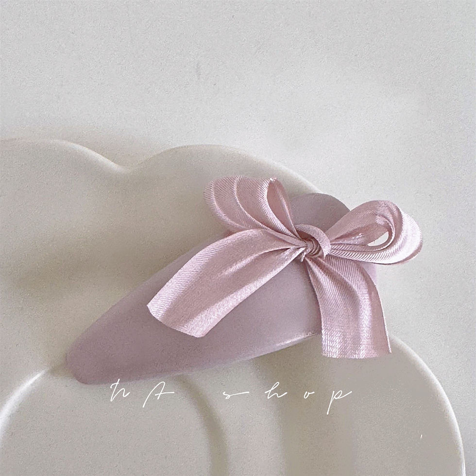 Thumbnail: 🤍絲帶蝴蝶結髮夾（一個入）