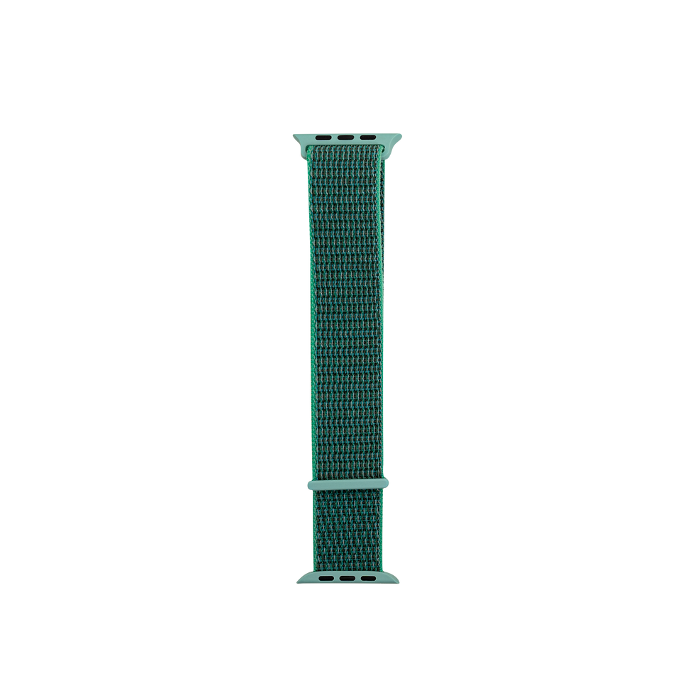 ภาพขนาดย่อ: สายนาฬิกา AppleWatch แบบผ้าสีเขียวเข้ม ขนาด38/40/41/42/44/45