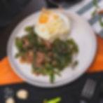 ข้าวหน้าเนื้อกะเพรา