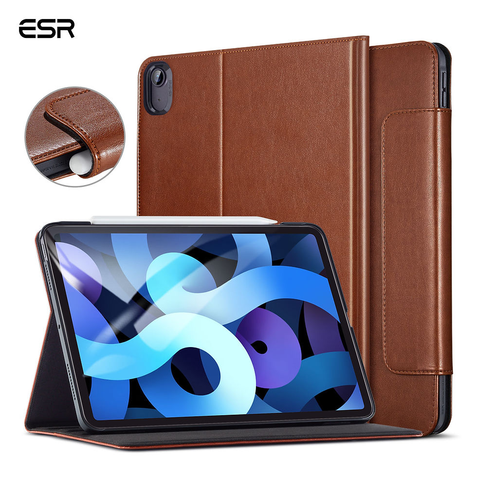 ภาพขนาดย่อ: ESR เคสไอแพดแอร์5 แอร์4 Case iPad Air4 Air5 ชาร์จปากกา เคสหนัง พับแนวนอน