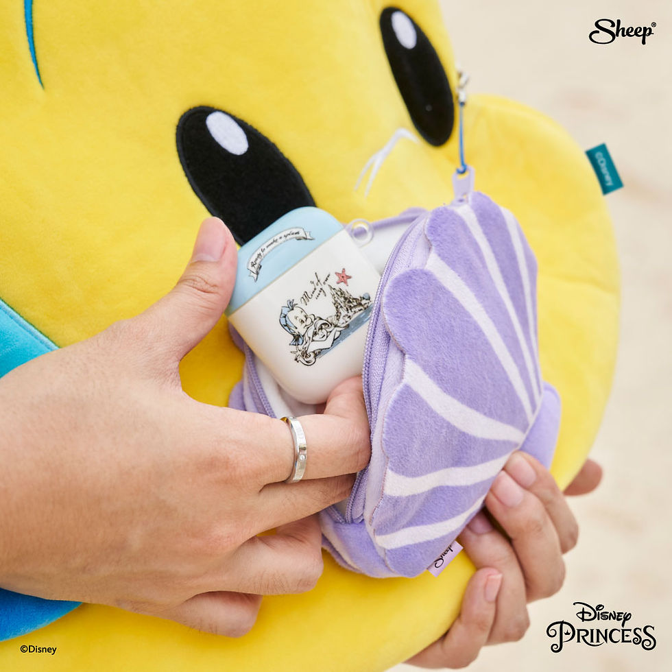 ภาพขนาดย่อ: กระเป๋าไอแพด Flounder The Little Mermaid ลิขสิทธิ์แท้ ส่งฟรี