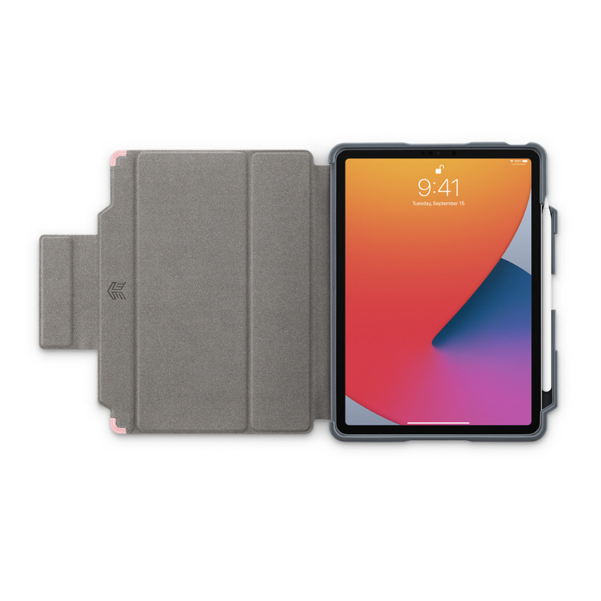 ภาพขนาดย่อ: ด้านในเคสไอแพด STM DUX Plus iPad Air5 Air4 มีที่เก็บปากกา กันงอ