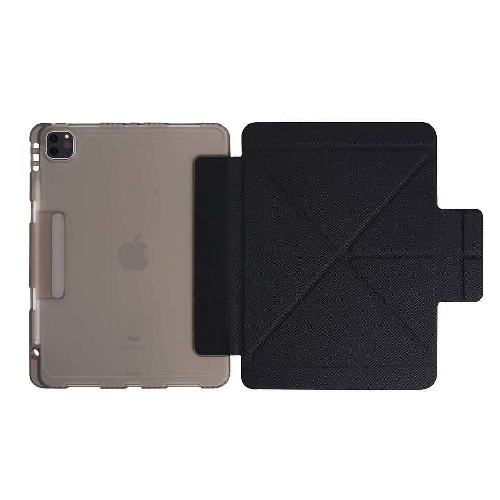 ภาพขนาดย่อ: Case iPad Pro 12.9 Gen5 2021 รุ่น sheep origami สีดำ ด้านหลัง