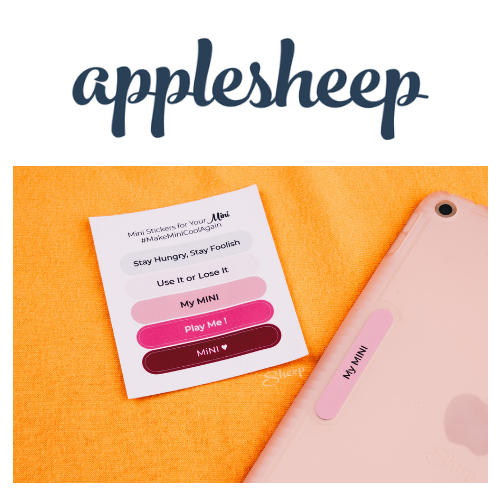 ภาพขนาดย่อ: Case iPad Mini5  รุ่น Origami และ Trifold มีรางปากกา มีฟังก์ชั่น Auto Wakeup/Sleep สีชมพูด้านหลัง พร้อมสติ๊กเกอร์แถมฟรี