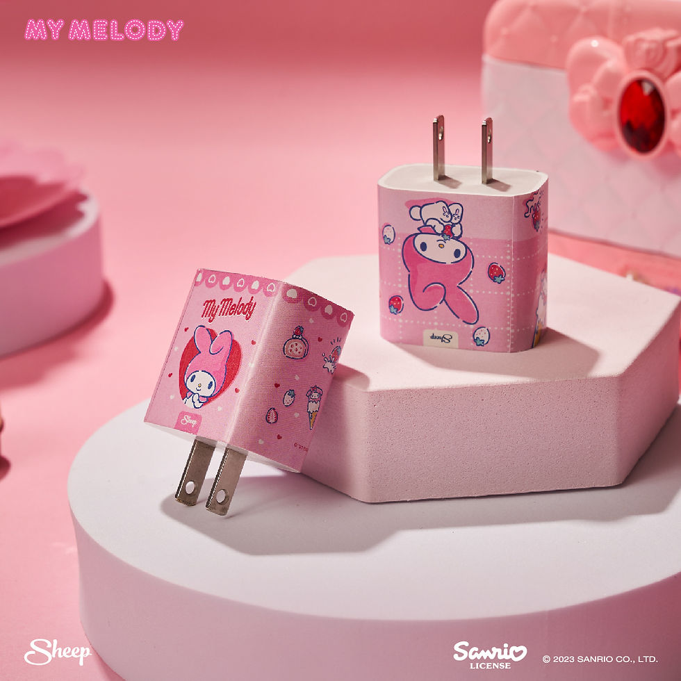 ภาพขนาดย่อ: สติ้กเกอร์ที่ชาร์จไอโฟน Sanrio