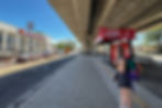 Waiting for the Tica Bus (at the wrong location)