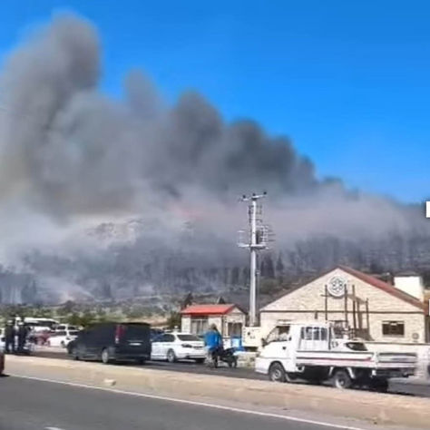 Aliağa’da Bir Yangın Daha! Çaltılıdere Alevlere Teslim Oldu