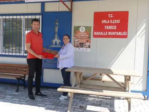 İzmir Büyükşehir Belediyesi'nden kadın muhtarlara prefabrik ofis desteği