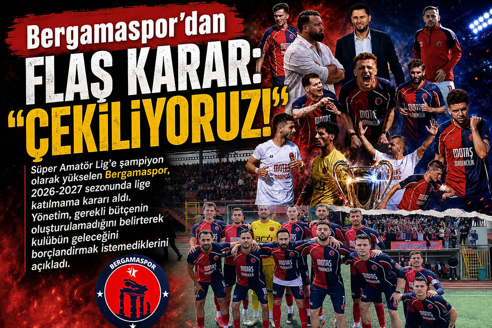 Bergamaspor’dan flaş karar: “Çekiliyoruz!”